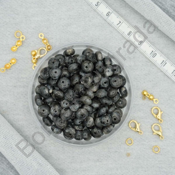 8 mm Rondela Kesim Spektrolit Taşı