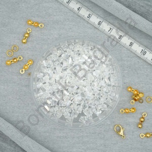 6 mm Üçgen Kristal  Boncuk