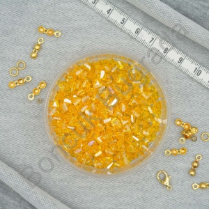 6 mm Üçgen Kristal  Boncuk