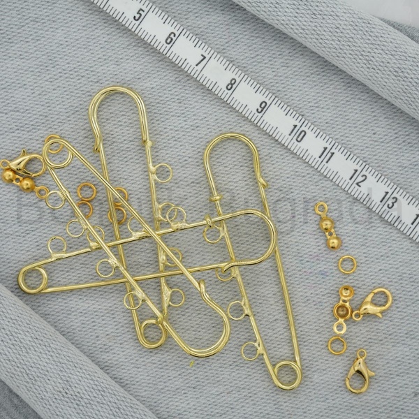 7 cm Çengel İğne ( 4 Halkalı)