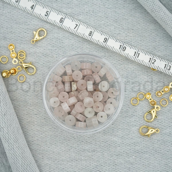 3x6 mm Pembe Kuars Taşı