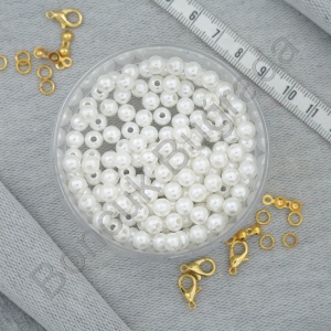 6 mm Plastik İnci