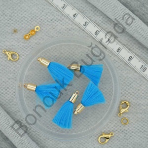 2.5 cm Kapsül İp Püskül LAK KAPLAMA