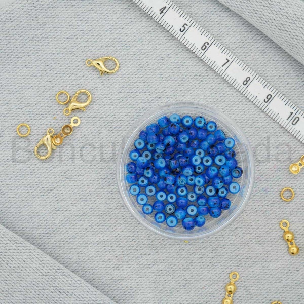 4 mm Boyama Cam Boncuk