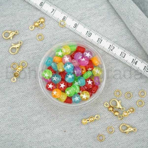 6 mm Renkli Yıldız