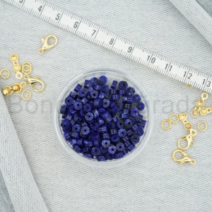 2x4 Rondela Kesim Lapis Lazuli Taşı