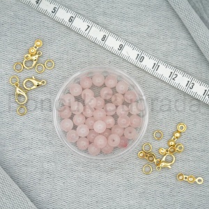 6 mm Pembe Kuars Taşı
