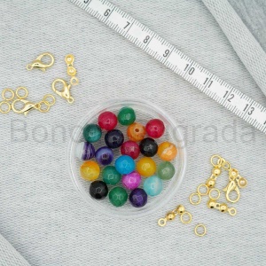 8 mm Fasetli Akik Taşı