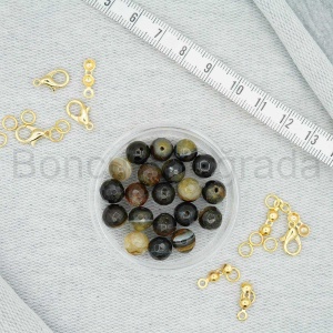8 mm Fasetli Akik Taşı