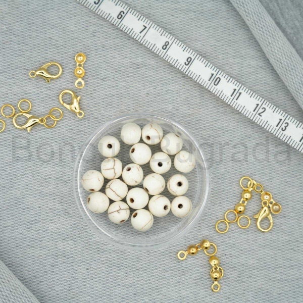 8 mm Turkuaz / Firuze Taşı 2.Kalite