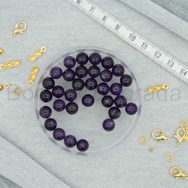 8 mm Ametist Taşı