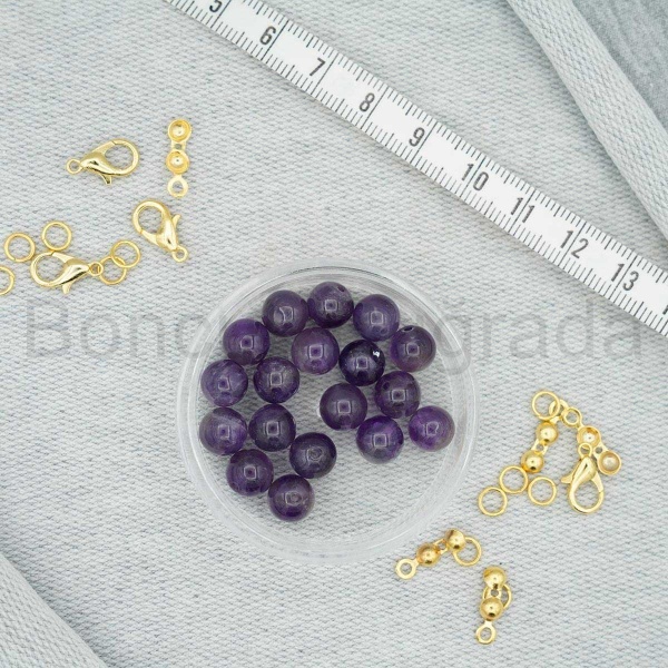 8 mm Ametist Taşı