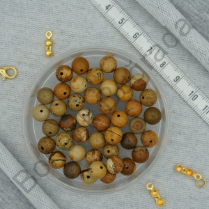 8 mm Toprak Jasper Taşı