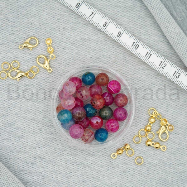 8 mm Fasetli Akik Taşı