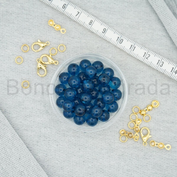 8 mm Sıkma Kehribar Taşı