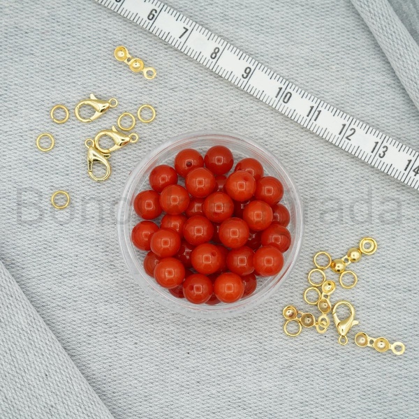 8 mm Sıkma Kehribar Taşı
