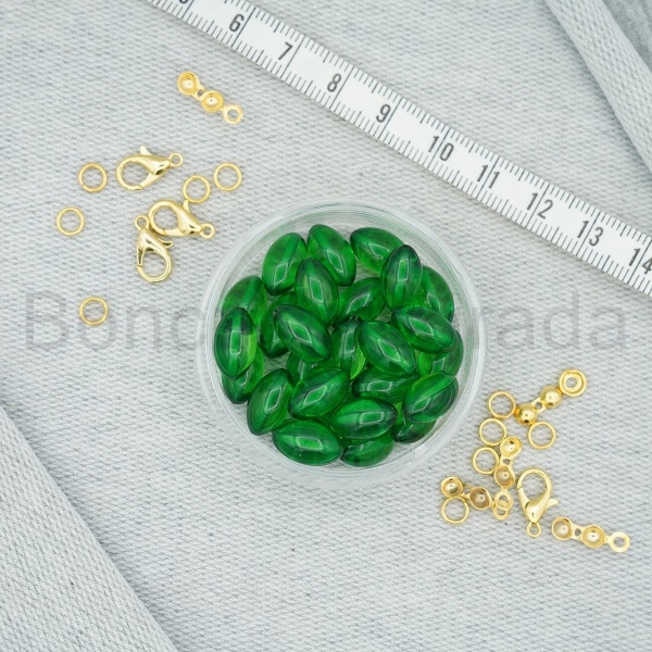 8x11 mm Sıkma Kehribar Taşı