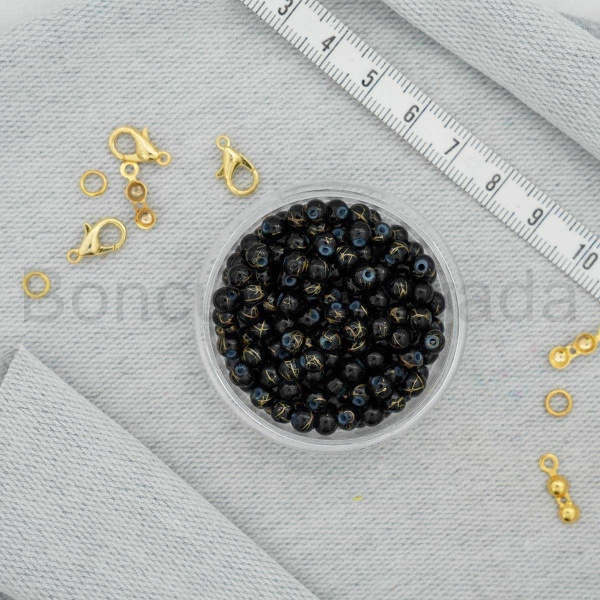 4 mm Boyama Cam Boncuk