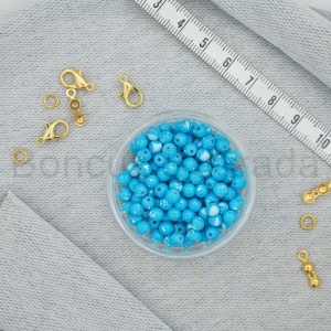 4 mm Boyama Cam Boncuk