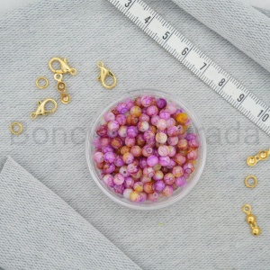 4 mm Boyama Cam Boncuk