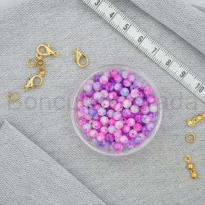 4 mm Boyama Cam Boncuk