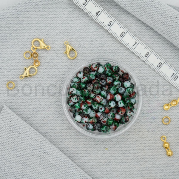 4 mm Boyama Cam Boncuk