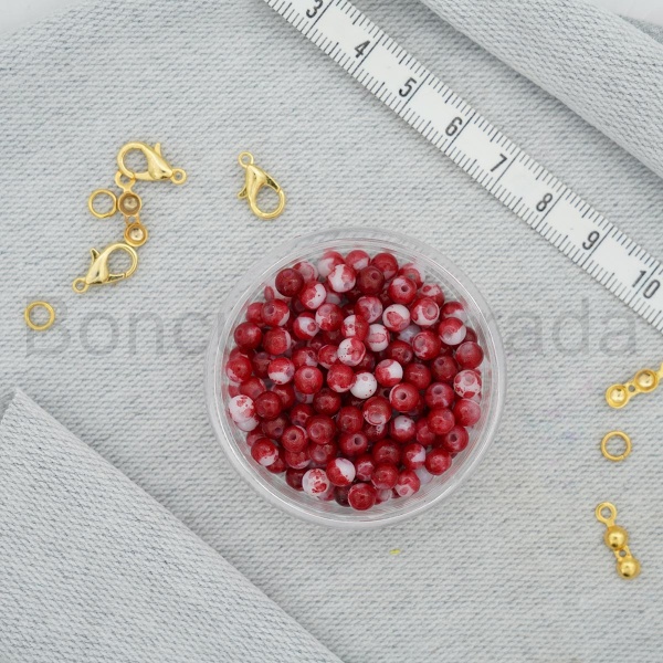 4 mm Boyama Cam Boncuk