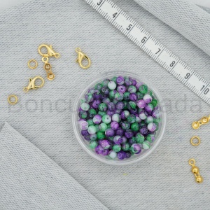 4 mm Boyama Cam Boncuk