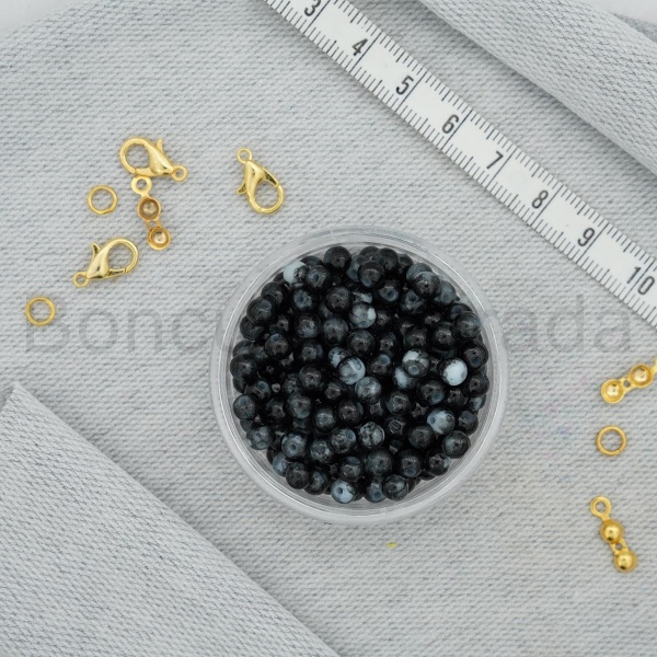 4 mm Boyama Cam Boncuk