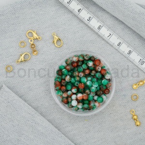 4 mm Boyama Cam Boncuk