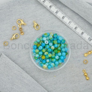 4 mm Boyama Cam Boncuk