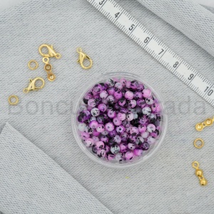 4 mm Boyama Cam Boncuk