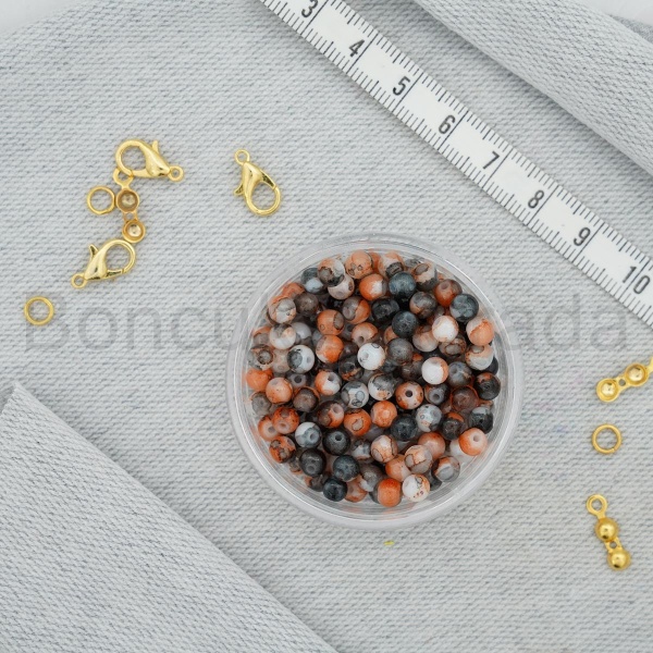 4 mm Boyama Cam Boncuk