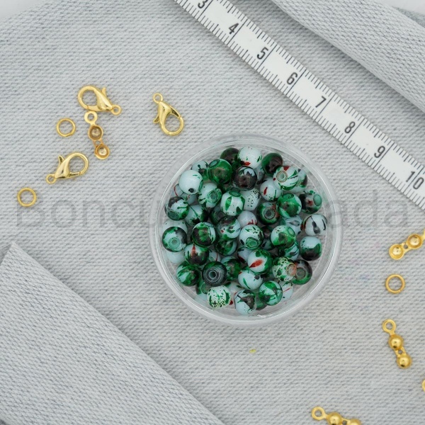 6 mm Boyama Cam Boncuk