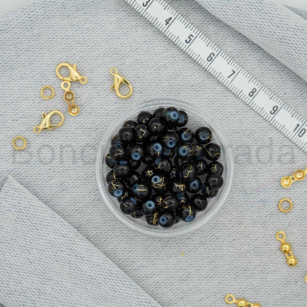 6 mm Boyama Cam Boncuk