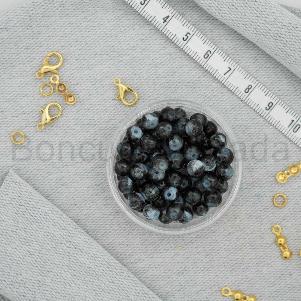 6 mm Boyama Cam Boncuk