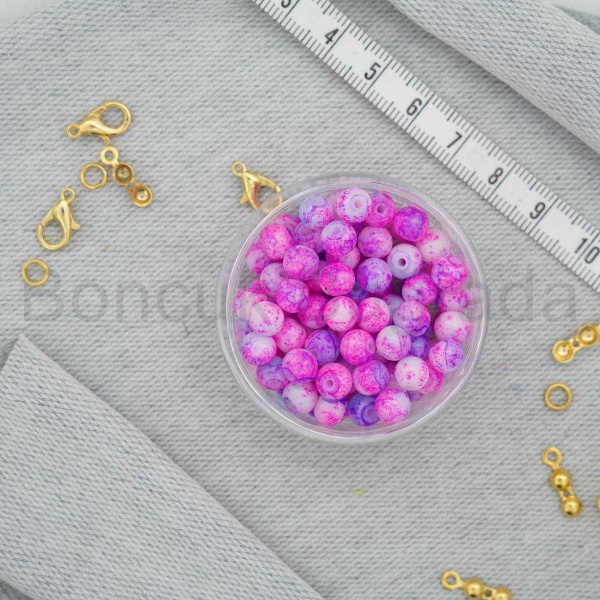 6 mm Boyama Cam Boncuk