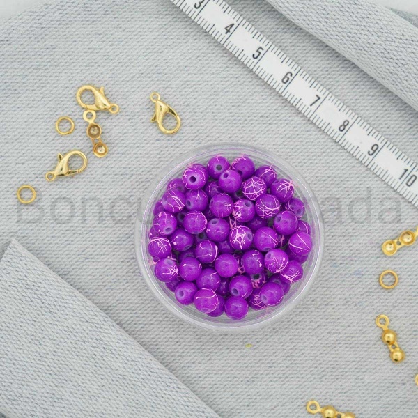 6 mm Boyama Cam Boncuk