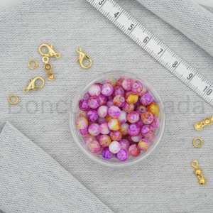 6 mm Boyama Cam Boncuk