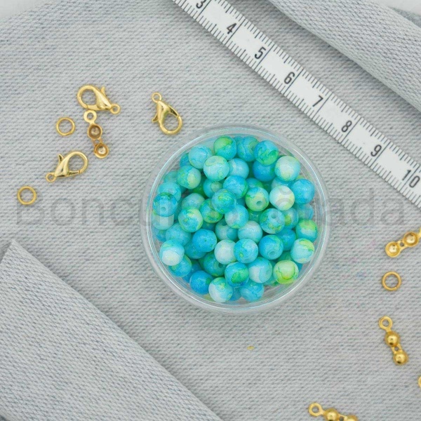 6 mm Boyama Cam Boncuk