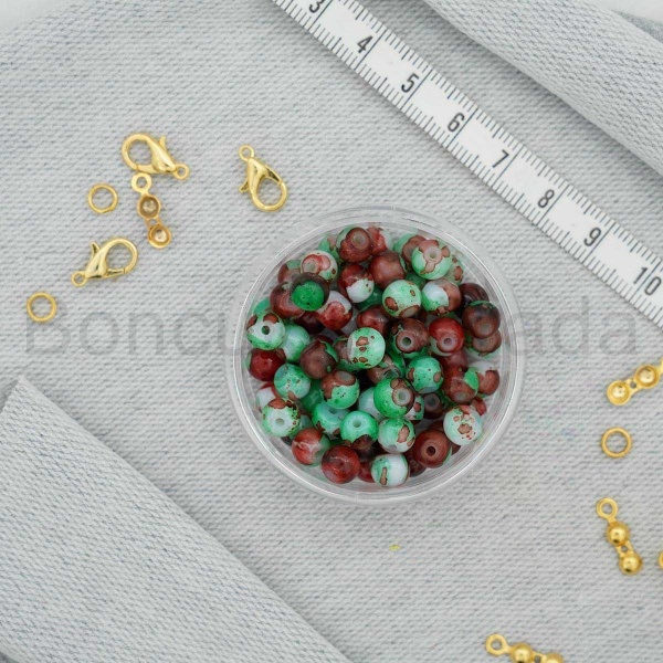 6 mm Boyama Cam Boncuk