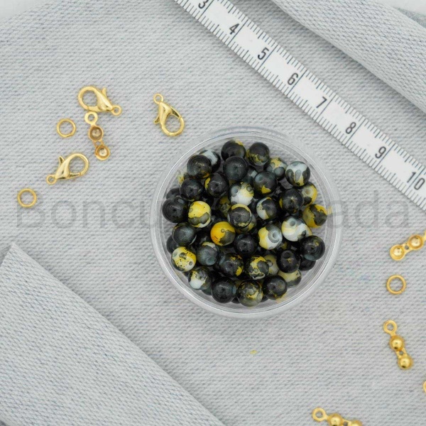 6 mm Boyama Cam Boncuk