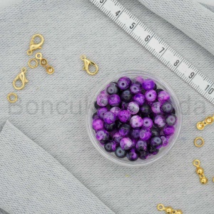 6 mm Boyama Cam Boncuk
