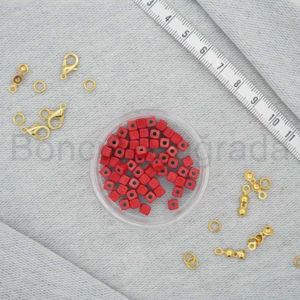 4 mm Küp Figürlü Havlit Taşı