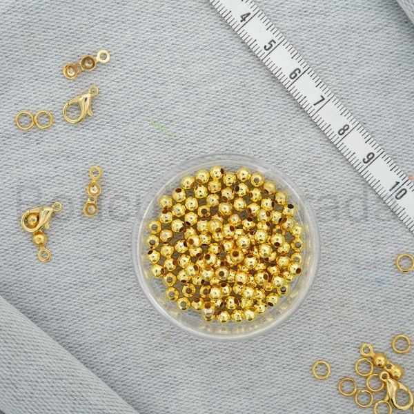4 mm Metal Top Boncuk LAK KAPLAMA