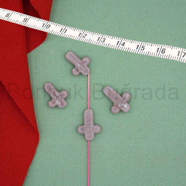 Haç Figürlü Murano Boncuk 