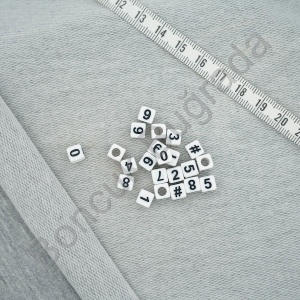 6 mm Beyaz Zar Rakam 