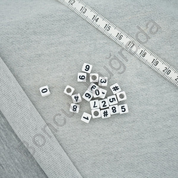 6 mm Beyaz Zar Rakam 