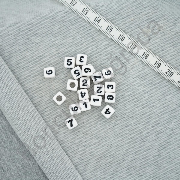 7 mm Beyaz Zar Rakam 