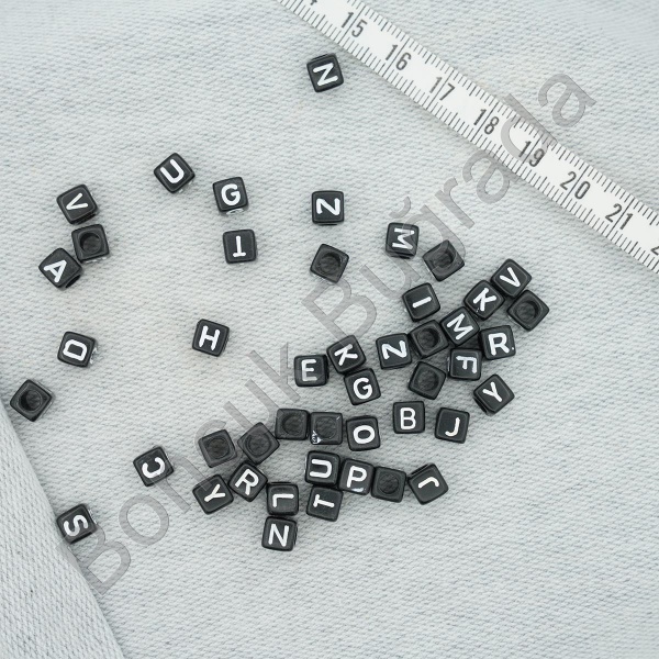 6 mm Siyah Zar Harf 